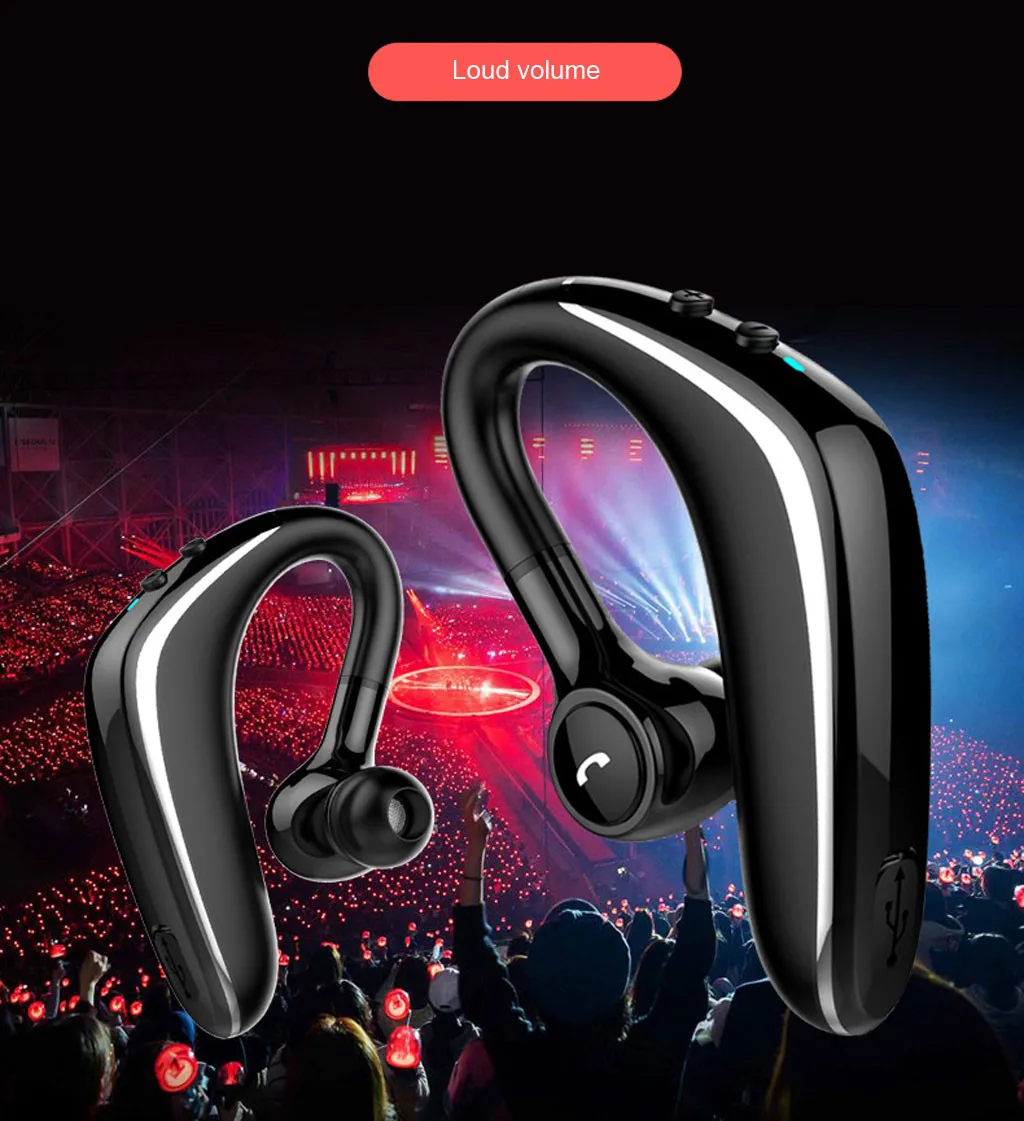 

HIFI Universal Bluetooth 5.0 Wireless Headset Stereo Head-phone Sport Earphone Headsets Earphones Head-phones Music Handsfree