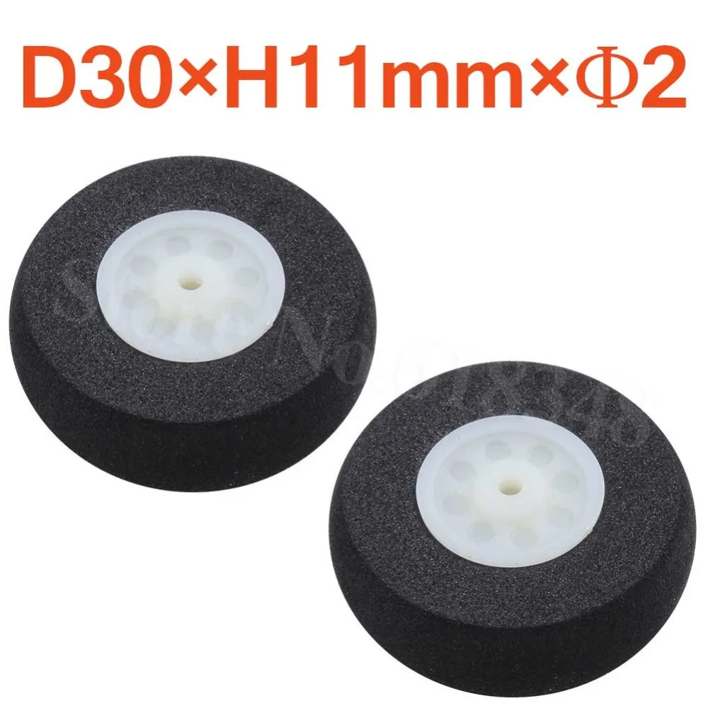 Light Foam Tail Wheels Sponge 25mm 30mm 35mm 40mm 45mm 50mm 55mm 60mm For RC Remote Control Airplane Replacement Parts