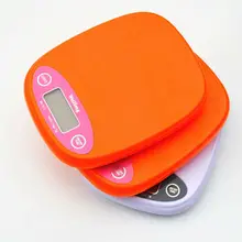 Портативная цифровая электронная кухонная шкала 7 кг/1 г Диетическая еда почтовая весовая скамейка для упражнений в равновесии весы макс 7 кг с ЖК-подсветкой