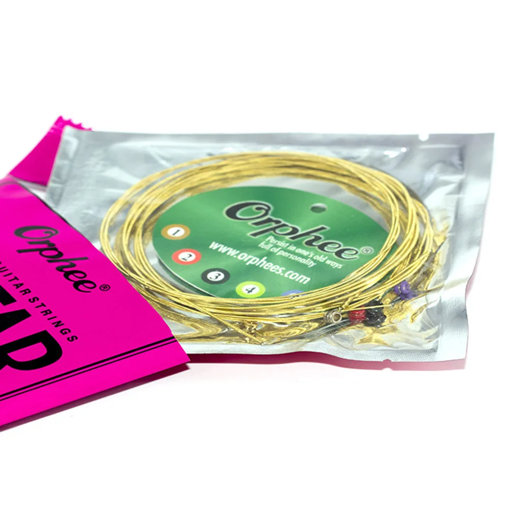 

Acoustic Guitar String High-carbon Steel Hexagonal Core Bright Tone Guitar Parts Accessories