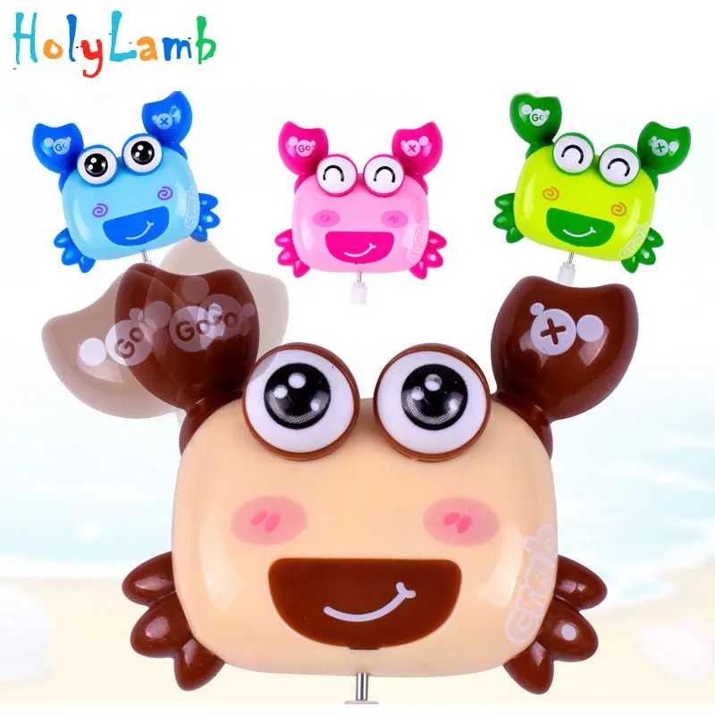 New Crab Cute Cartoon Animal Wind Up Toys Running Clockwork Classic Toy Newborn Spring Toy Random Color New Crab Cute Cartoon Animal Wind Up Toys Running Clockwork Classic Toy Newborn Spring Toy Random Color