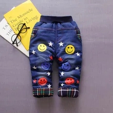 Bibicola зима/джинсовые штаны для мальчиков, новые модные повседневные леггинсы, Детские хлопковые длинные вельветовые штаны, плотные теплые штаны для мальчиков