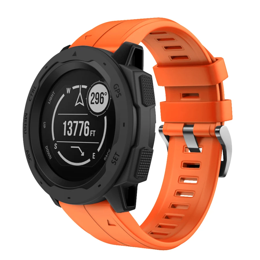 22 мм силиконовый ремешок для часов для Garmin Instinct Quick Release модный спортивный сменный ремешок легкий ремешок для часов Fenix 5