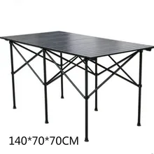 Высокое качество открытый складной стол Портативный кемпинга Пикник стол без стульев 140*70*70 см