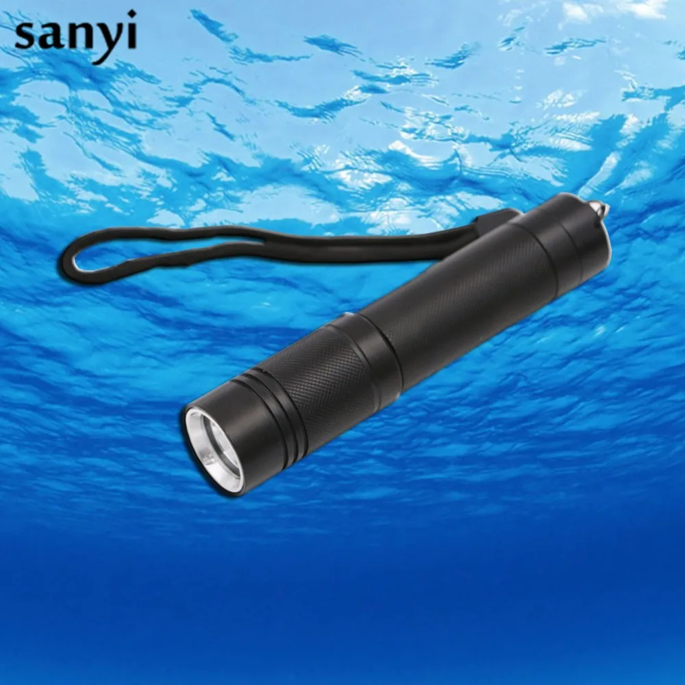 

High-quality Mini XML-T6 LED Waterproof Underwater Dive Diving Flashlight Torch Light Lamp For Diving
