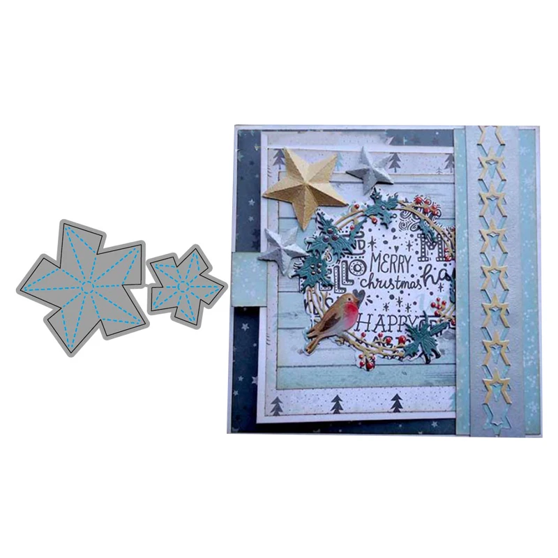 

Vouw-Ster Metal Cutting Dies and stamps DIY Scrapbooking Card Stencil Paper Craft Handmade