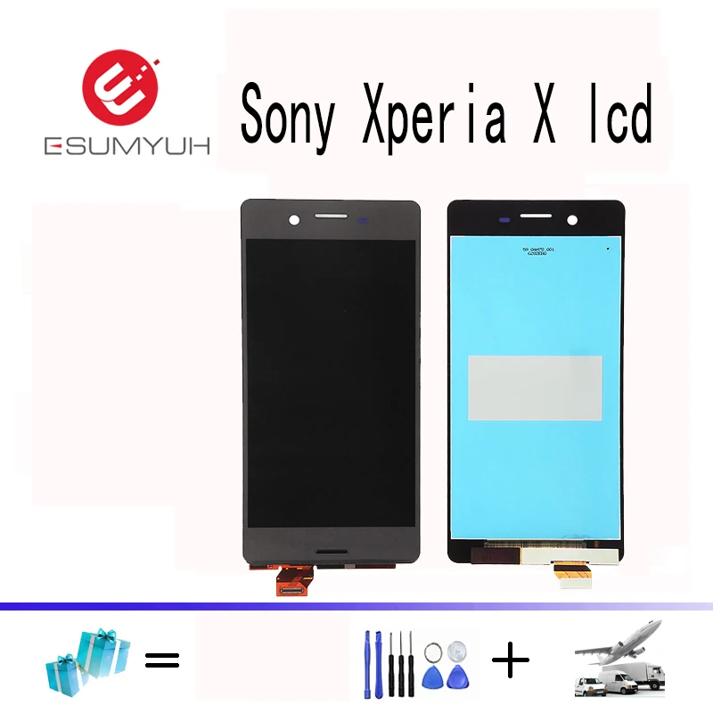 ЖК дисплей с дигитайзером в сборе для Sony Xperia X F5121 F5122 F8131 F8132 черный|Экраны
