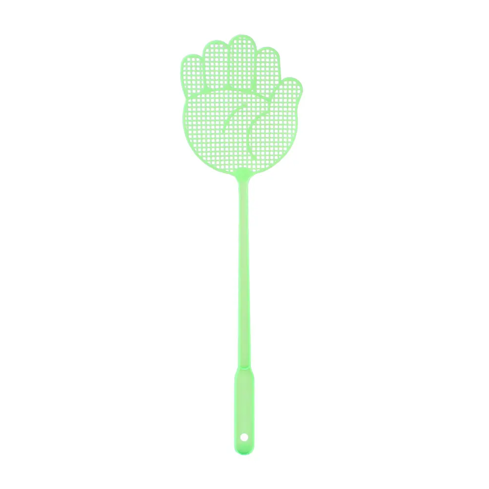 

1pc/5pcs/10pcs Cute Palm Pattern Fly Swatter Plastic Flies Pat Portable Home Garden Mosquito Flapper Pest Control Random Color