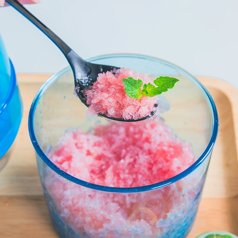 JIQI 1.1L ручная дробилка для льда бритва производитель Slushies мини бритва|ice crusher