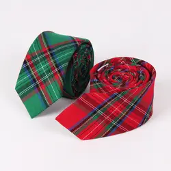 Mantieqingway 6.5 см плед Галстуки для Для мужчин S хлопок галстук Gravatas для Для Мужчин's Костюмы Повседневное Галстуки gravats corbatas из vestidos