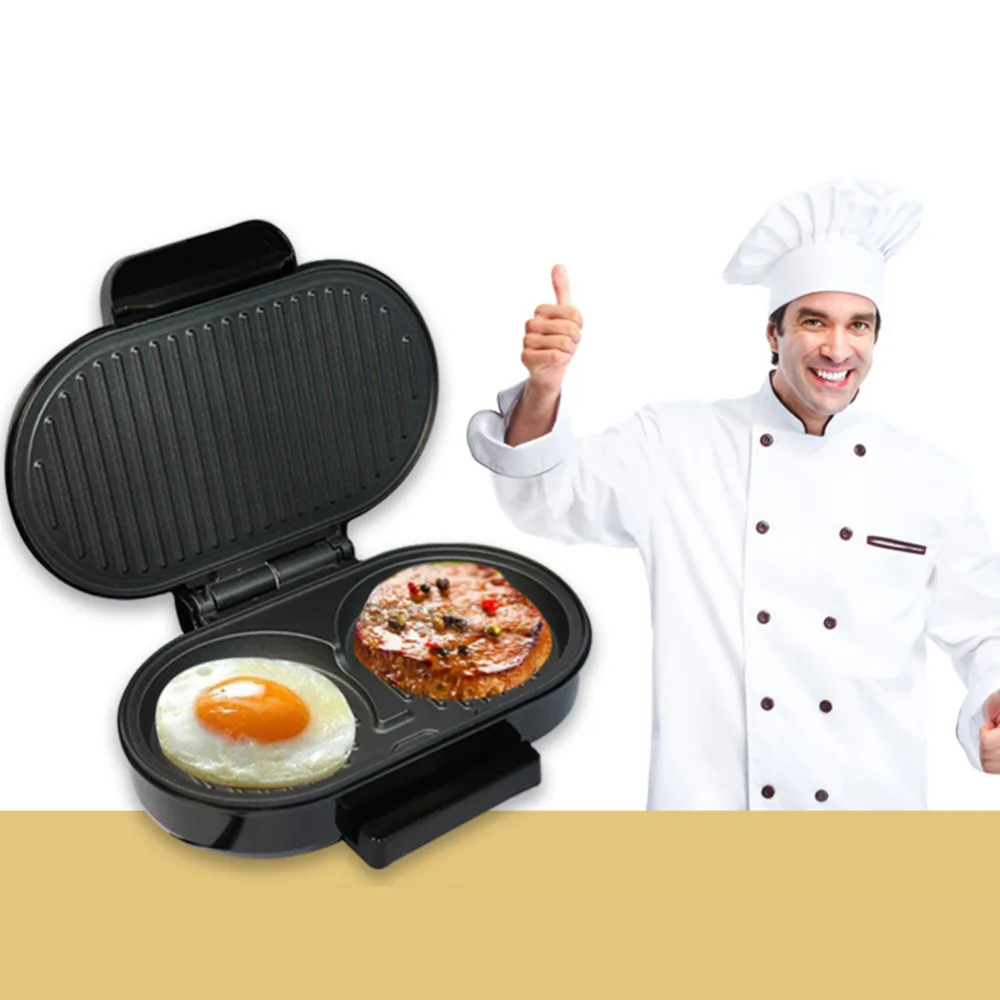 BBQ Steak Hamburger Electric Sandwich Maker Grill Meat Roaster Machine