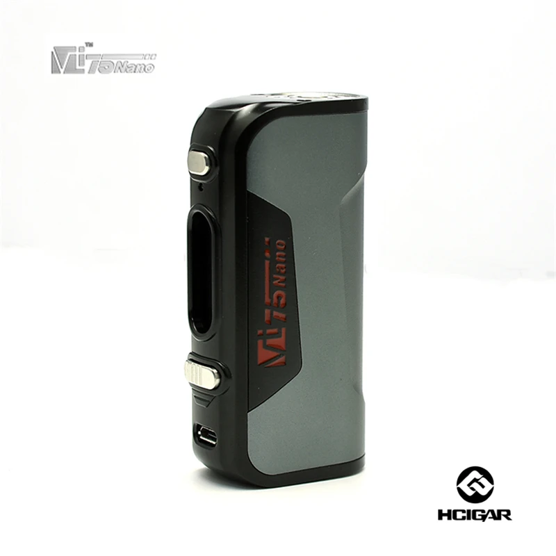 Оригинал Hcigar VT75 Nano поле mod VAPE LED пожара света без батареи 18650 evolv DNA75 чип elektronik