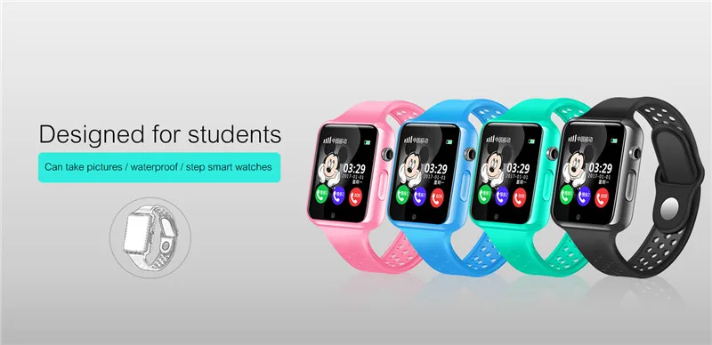 Fu& y Bill G98 gps смарт детские часы водонепроницаемые Камера шагомер наручные часы SOS анти-потеря поддержка sim-карты умные часы для детей