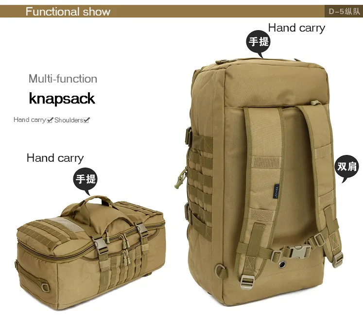 D5 Колонка Мужская сумка рюкзак сумки 50 л водонепроницаемые военные сумки для ноутбука износостойкая посылка рюкзак высокого качества