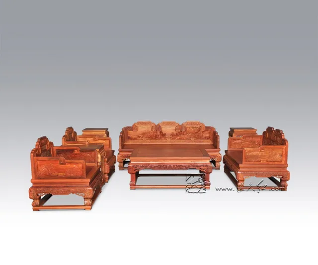 Hotel Drawing Room Luxurious Sofa Bed Suit Chinese Royal Rosewood Hotel Drawing Room Luxurious Sofa Bed Suit Chinese Royal Rosewood Furniture 1 2 3