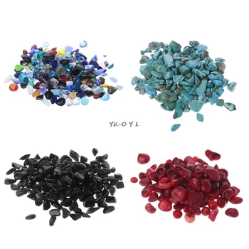 

Natural Stone Pebble Crystal Gravel Flowerpot Fish Tank Aquarium DIY Decor NEW L29K