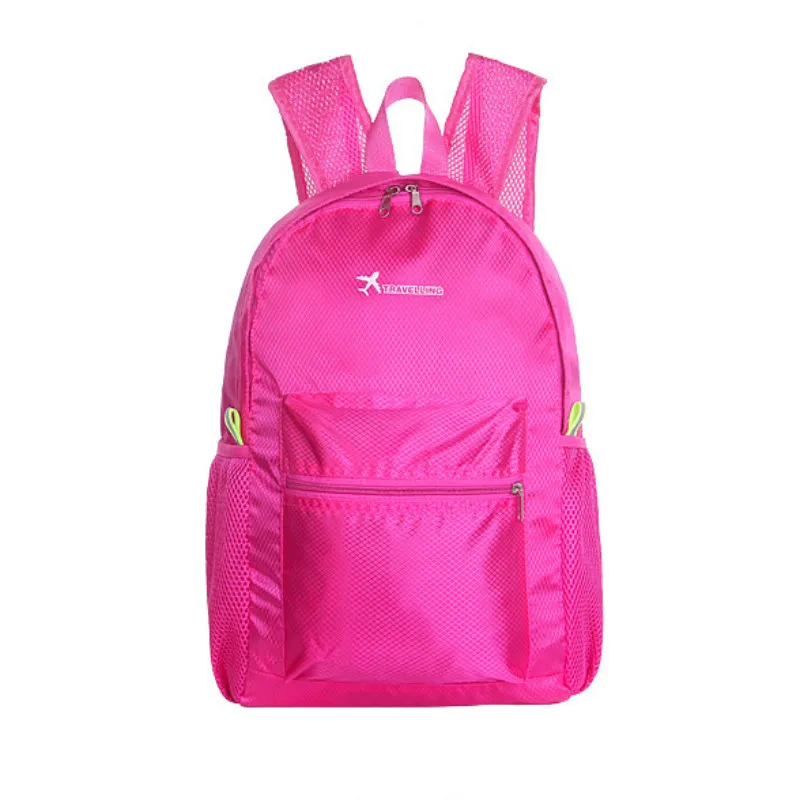 Складной рюкзак для путешествий водостойкая Женская Повседневная нейлоновая большая емкость дорожная сумка