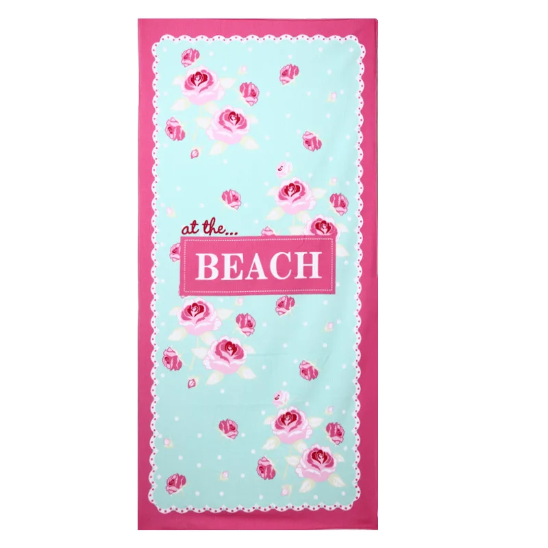 

Tulip Beach Towel Microfiber Printing Activity Beach Towel Hair Super Soft Water 70*140 Size Rectangular Towel Flower