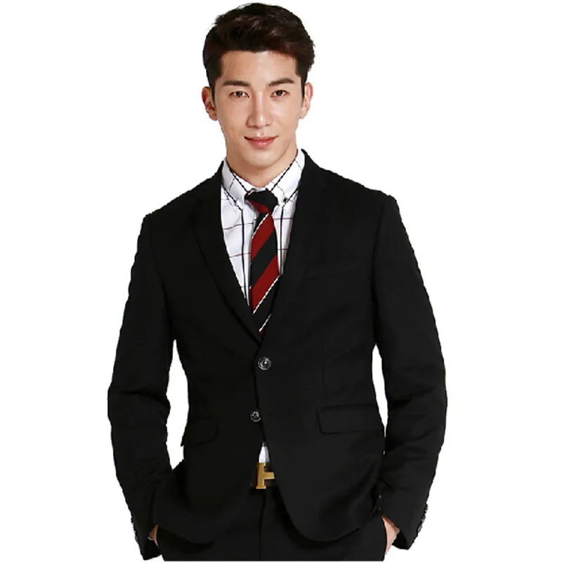 Hot sales mens wedding suits fashion three-piece mens suits lapel wedding suit slim mens formal suits(jacket + vest + pants)