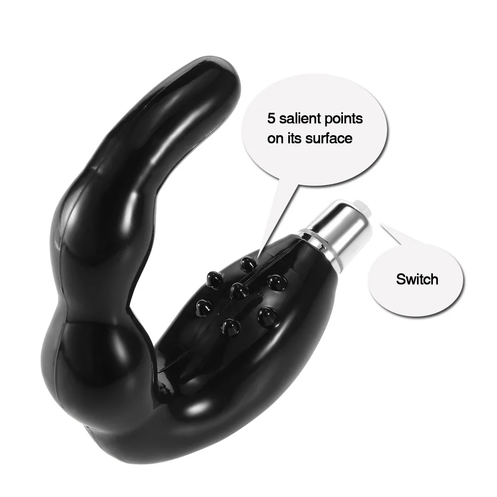 Male Anal Plug Prostate Massager G-spot Point Waterproof Masturbator Stick & Big Dildo Unisex Silicone Vibrator Sex Toys For Men