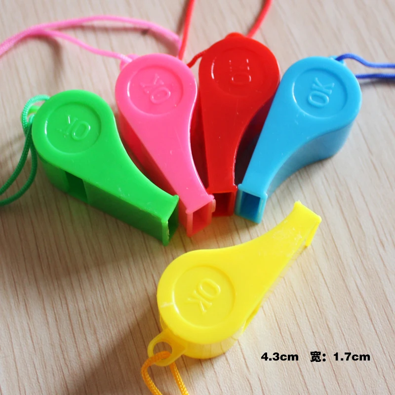 party whistle Random Color Selling 20pcs/packs Sporting goods plastic