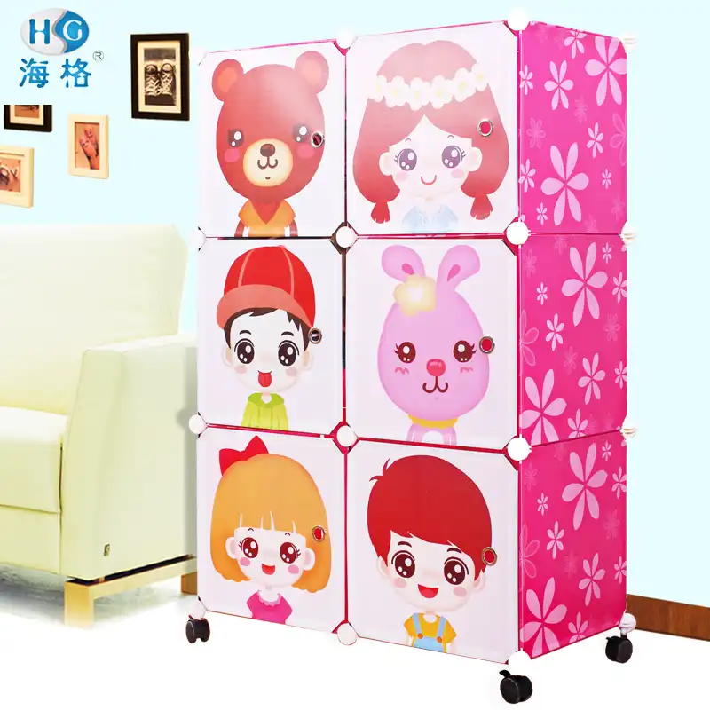 New Hager Cartoon Children Clothes Storage Cabinets Lockers Baby