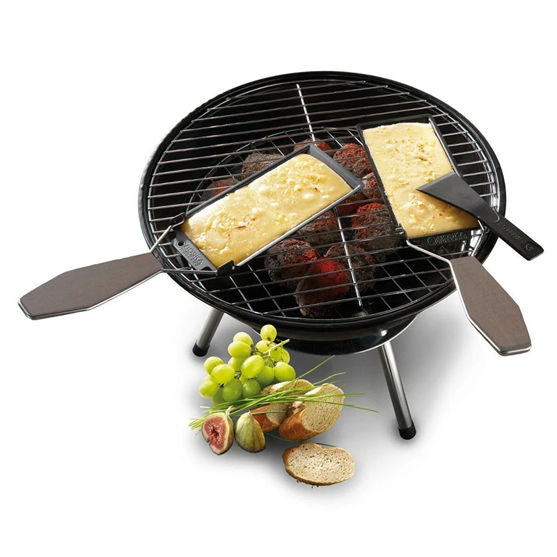 Гриль сыр Raclette набор антипригарный Griller мини-гриль сыр доска Запеченный Сыр печь Утюг Швейцарский Сыр Melter форма для выпечки челнока