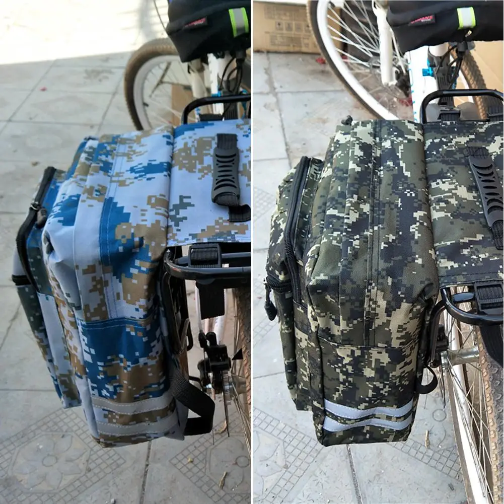 Горный велосипед камуфляжная седельная сумка 35l MTB горный велосипед стойка седельная сумка многофункциональная дорожная велосипедная
