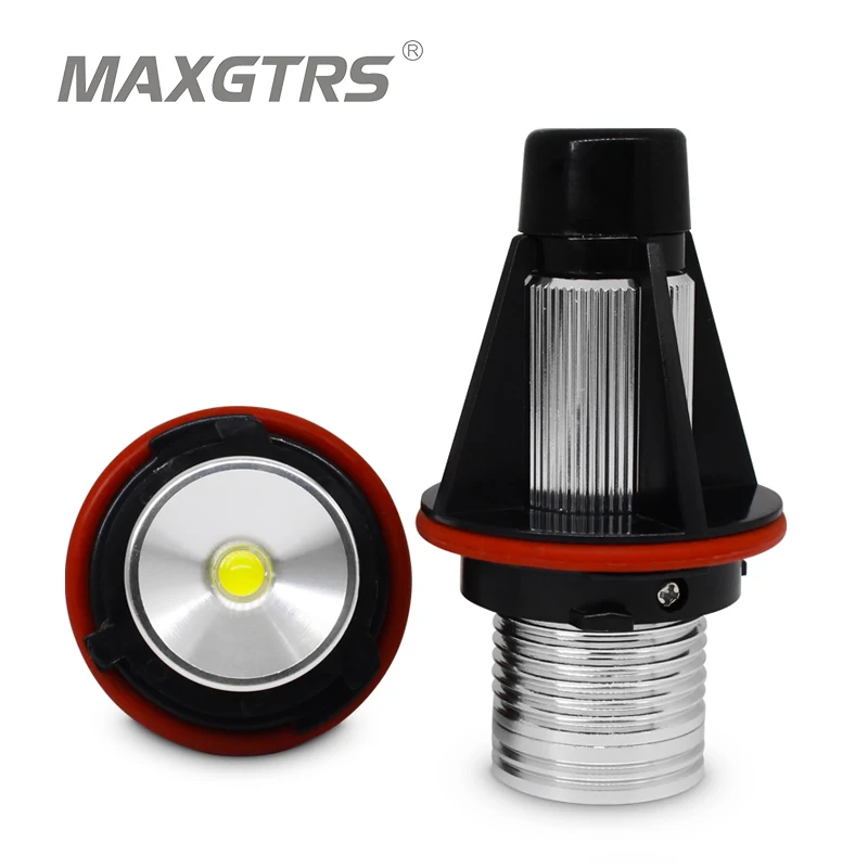 

MAXGTRS 1 Set 2*5W 10W Bridgelux LED Chips LED Marker Angel Eyes White Blue Red Yellow for BMW E39 E53 E60 E61 E63 E64 E65 E66