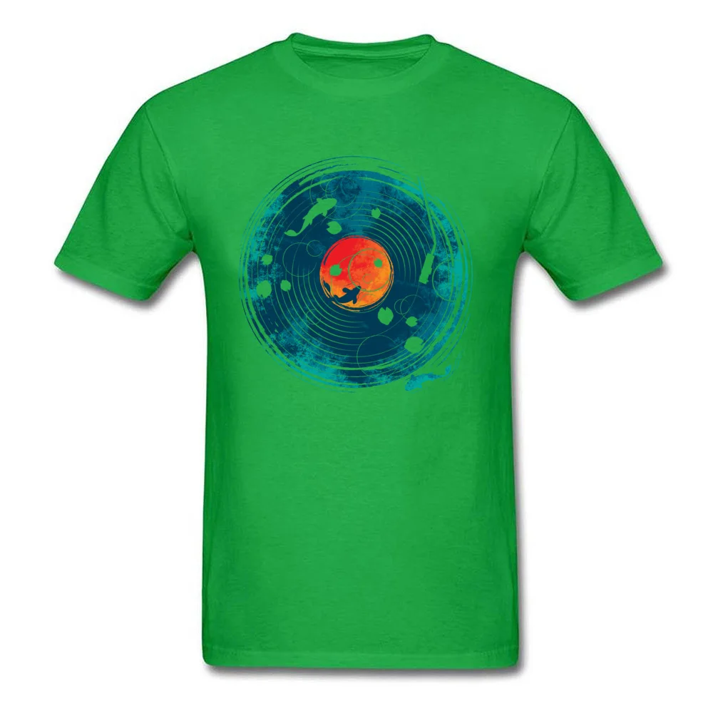 Tops Shirts Sound of Water Summer New Arrival Summer Short Sleeve 100% Cotton Round Neck Men Top T-shirts Summer Tee-Shirts Sound of Water green