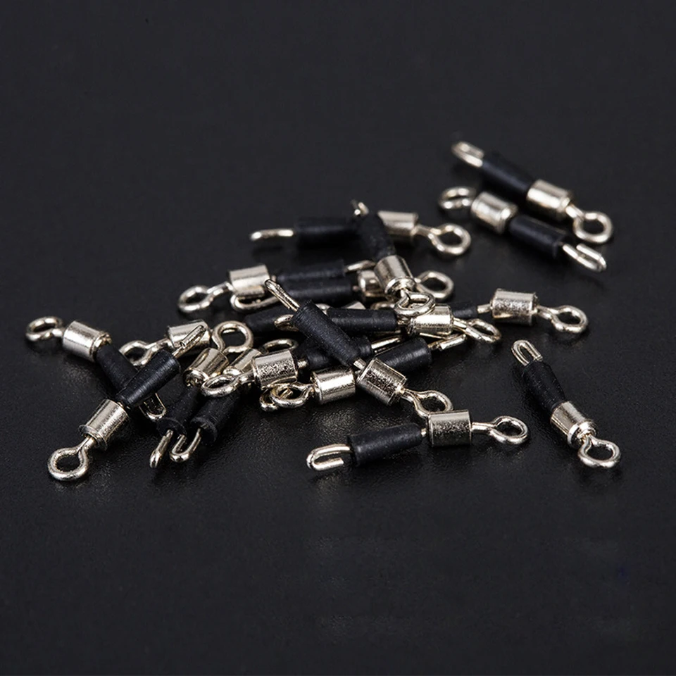 

WALK FISH 30 pcs/lot Ball Joint Solid Rings Fishing Connector Ocean boat fishing Hooks Fast Connector