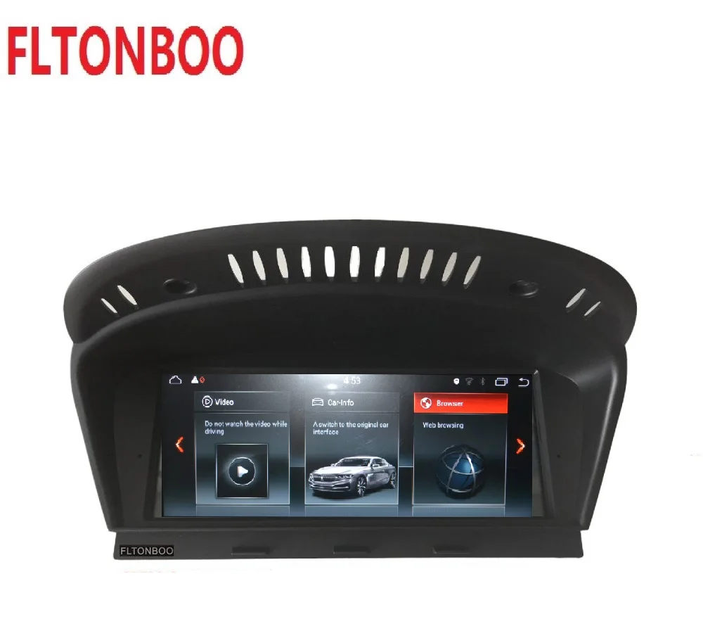 Discount ID7 Android 9.0 for bmw Series 5 E60, E61, E62, E63,E90 car gps,Wifi,canbus,steering wheel,copy map,6 core,32GB ROM,1280x480 3