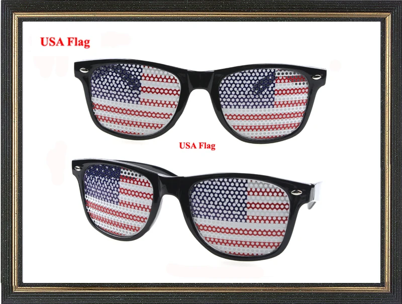 USA Flag Sunglasses Stickers Logo Glasses Fashion Party Glasses,pinhole ...