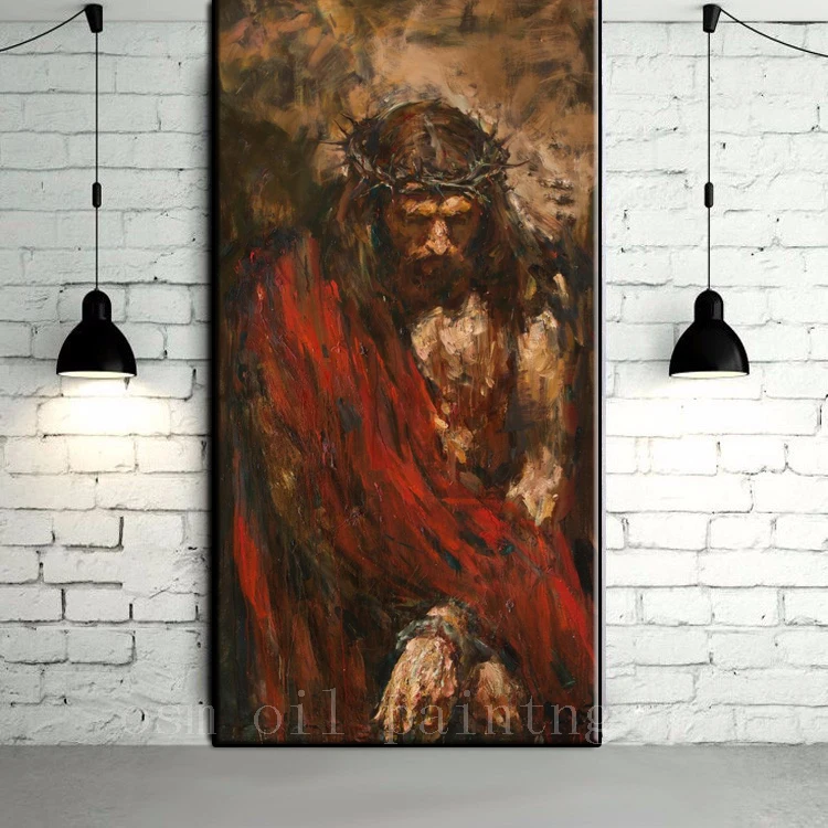 Buy Handmade Abstract Portrait Paintings Modern Large