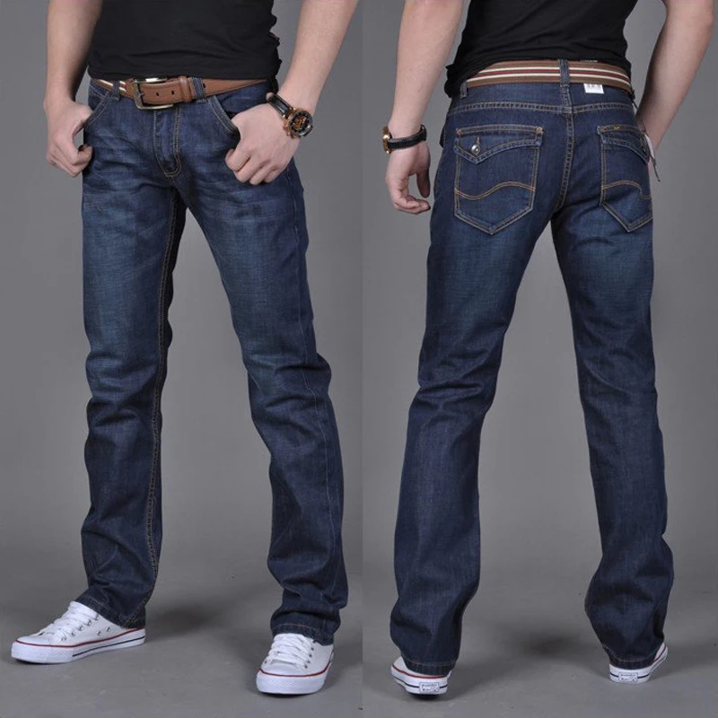 New 2015 Fashion Men's Jeans Casual Classic Straight Men Brand Jeans