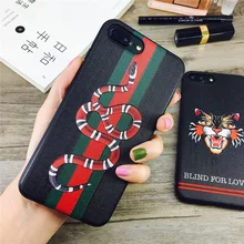 Лидер продаж для IPhone X силиконовые, крышка Роскошные Сетка помощи змея мягкий чехол для телефона iPhone 6 6plus 7/8 плюс встроенная дело