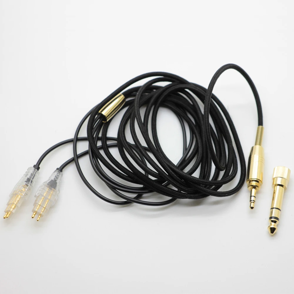 Посеребренный Сменный кабель для наушников Sennheiser HD400 HD410 HD424 HD425 HD440 HD442 HD445 HD450 HD490II