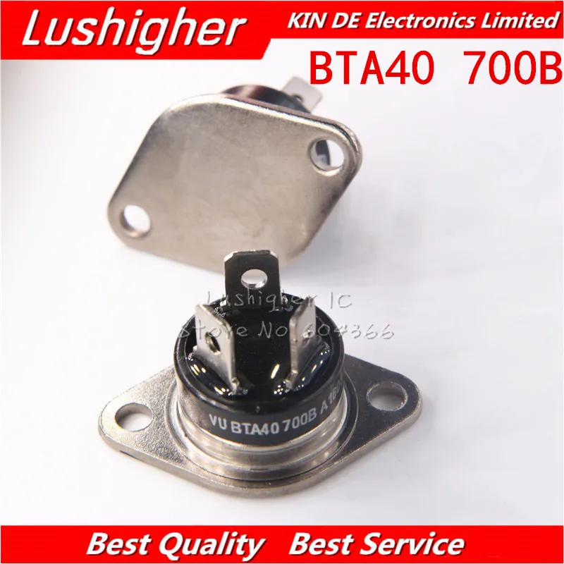 2pcs BTA40 700B BTA40 700V RD91 BTA40 700 hyristor module SCR 40A 700V ...