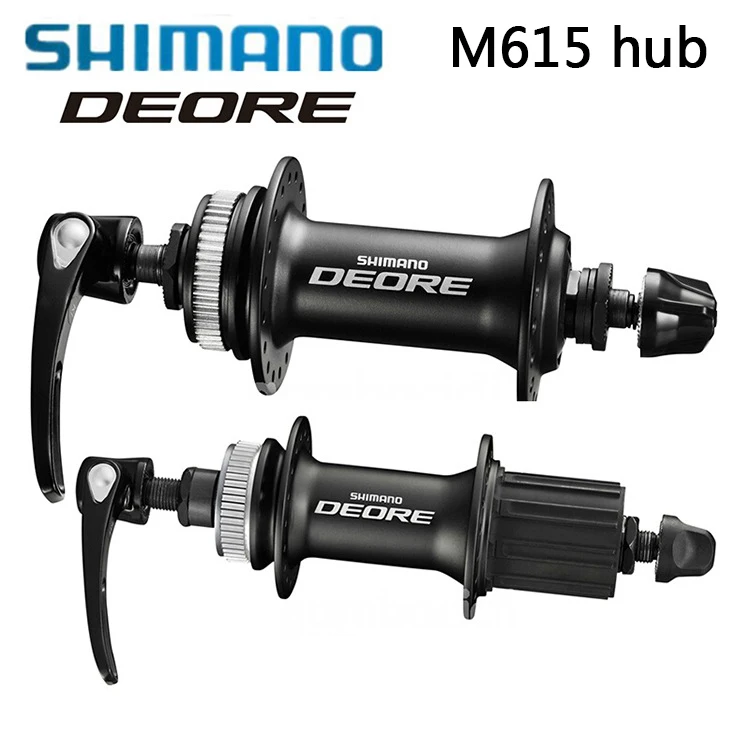 

Shimano DEORE M615 32H Bike hub MTB Mountain Bicycle Disc Brake Center Lock Hub Front & Rear hubs & QR Quick Release HOT