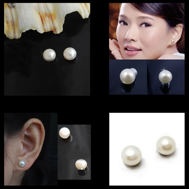 2018 Hot Stud Earrings For Women 6mm 8mm Magnet Pearl 2018 Hot Stud Earrings For Women 6mm 8mm Magnet Pearl Clip On No