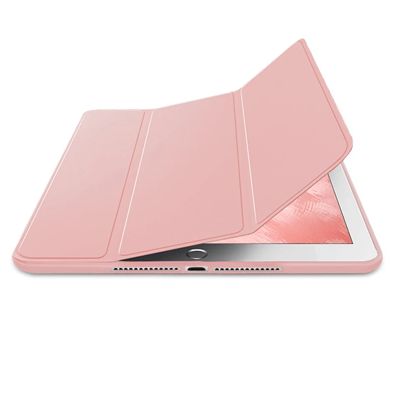 For iPad MiNi 5 Case 2018 Silicone Soft Back with Auto SleepWake Up PU Leather Smart Cover For iPad MiNi 5 Case (1)