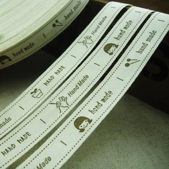 Booksew на заказ 1,5 см маленькая девочка ручной работы размер этикетка хлопок ленты швейная Одежда Этикетка этикеты Para Ropa аксессуары - изображение