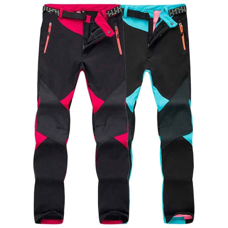 high waisted softshell ski pants