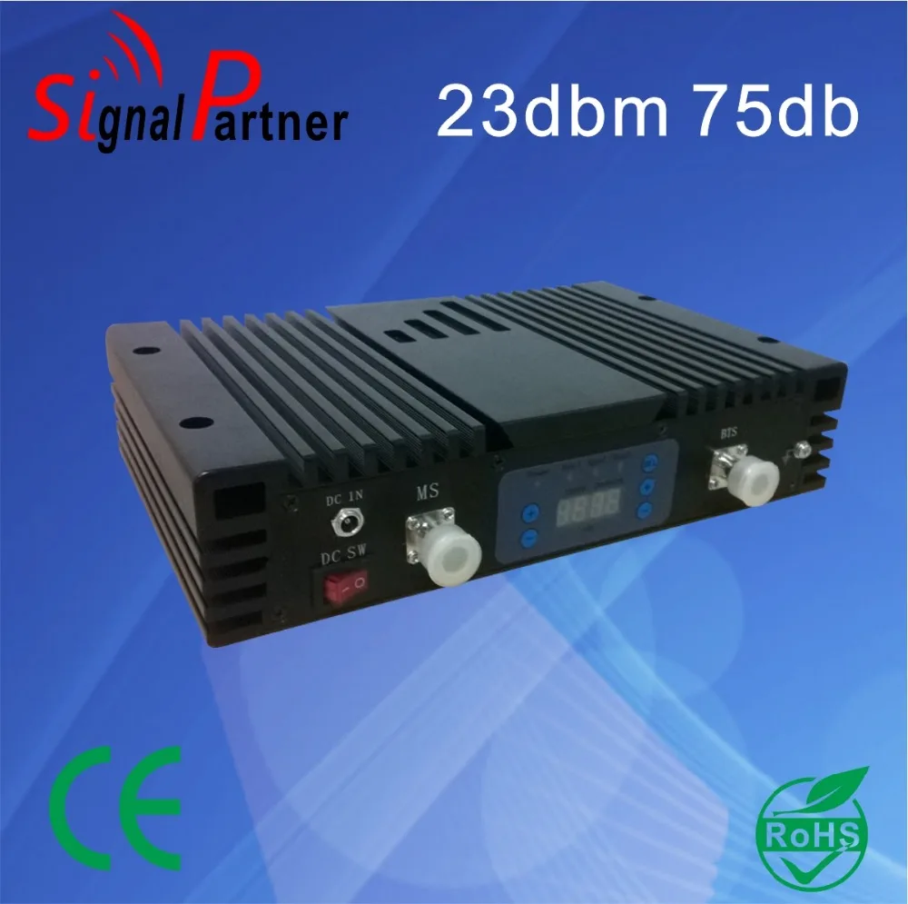 23dbm 75dB 850MHz 1900Mhz 2100MHz mobile phone triple band repeater