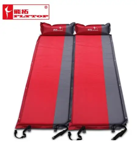 

2Pcs/1lot! Flytop Hot Sale (170+25)*65*5cm Single Person Automatic Inflatable Mattress Outdoor Camping Fishing Beach Mat