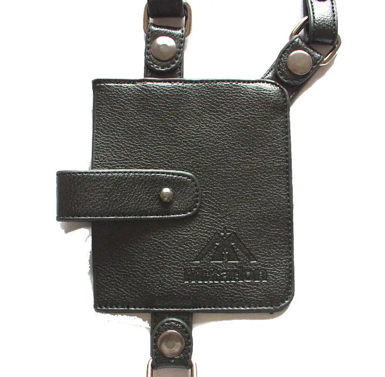 Leather Anti-Theft Hidden Underarm Holster Style Shoulder Wallet Phone Bag-US088