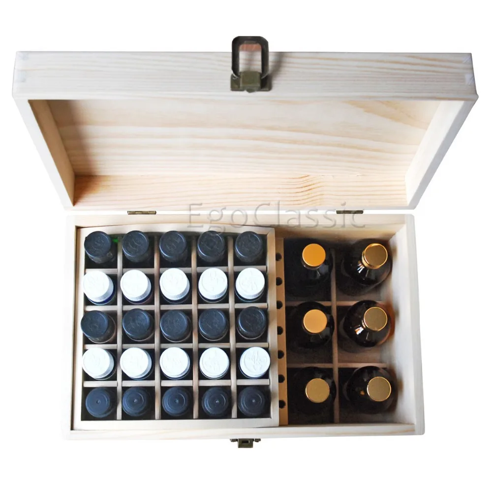 Деревянная коробка для хранения эфирных масел 56 отверстий|storage box|design storage boxdesigner