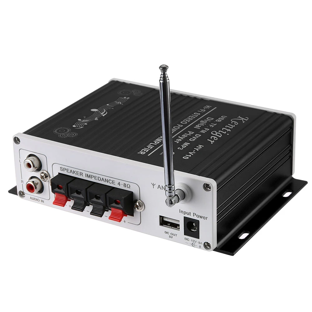 Kentiger V10 Bluetooth Hi Fi стерео класса AB Super Bass аудио Мощность усилитель старший