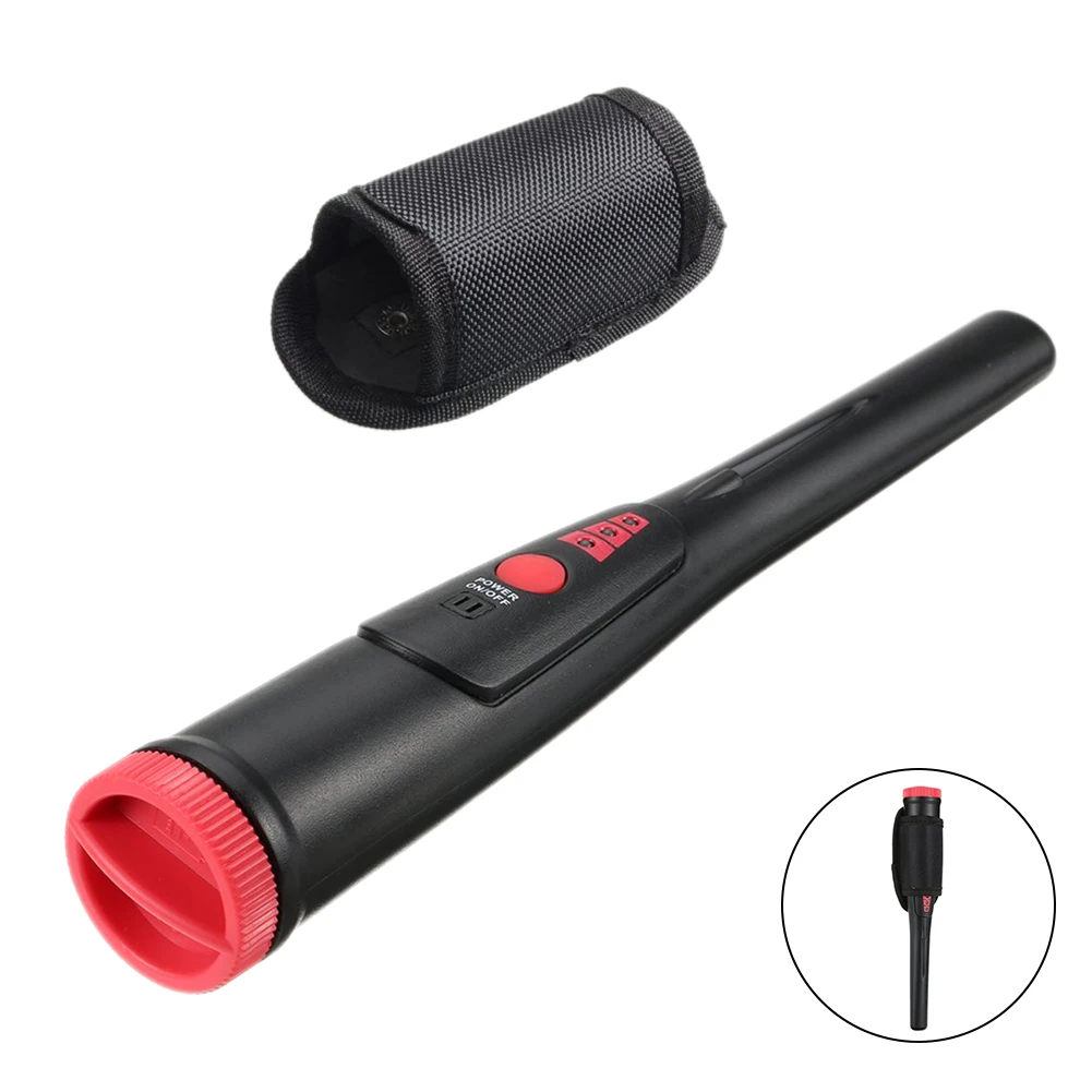 Koop Waterdichte Metaaldetector Mini Pin Pointer + Holster Schat Jacht Unearthing Tool Accessoire Zoemer Trillingen Automatische Tuning