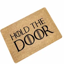 Amellor пол резиновый коврик назад», «Hold The Door» коврики с принтами гостиная Холл напольные коврики для ванной комнаты ковры рождественские украшения